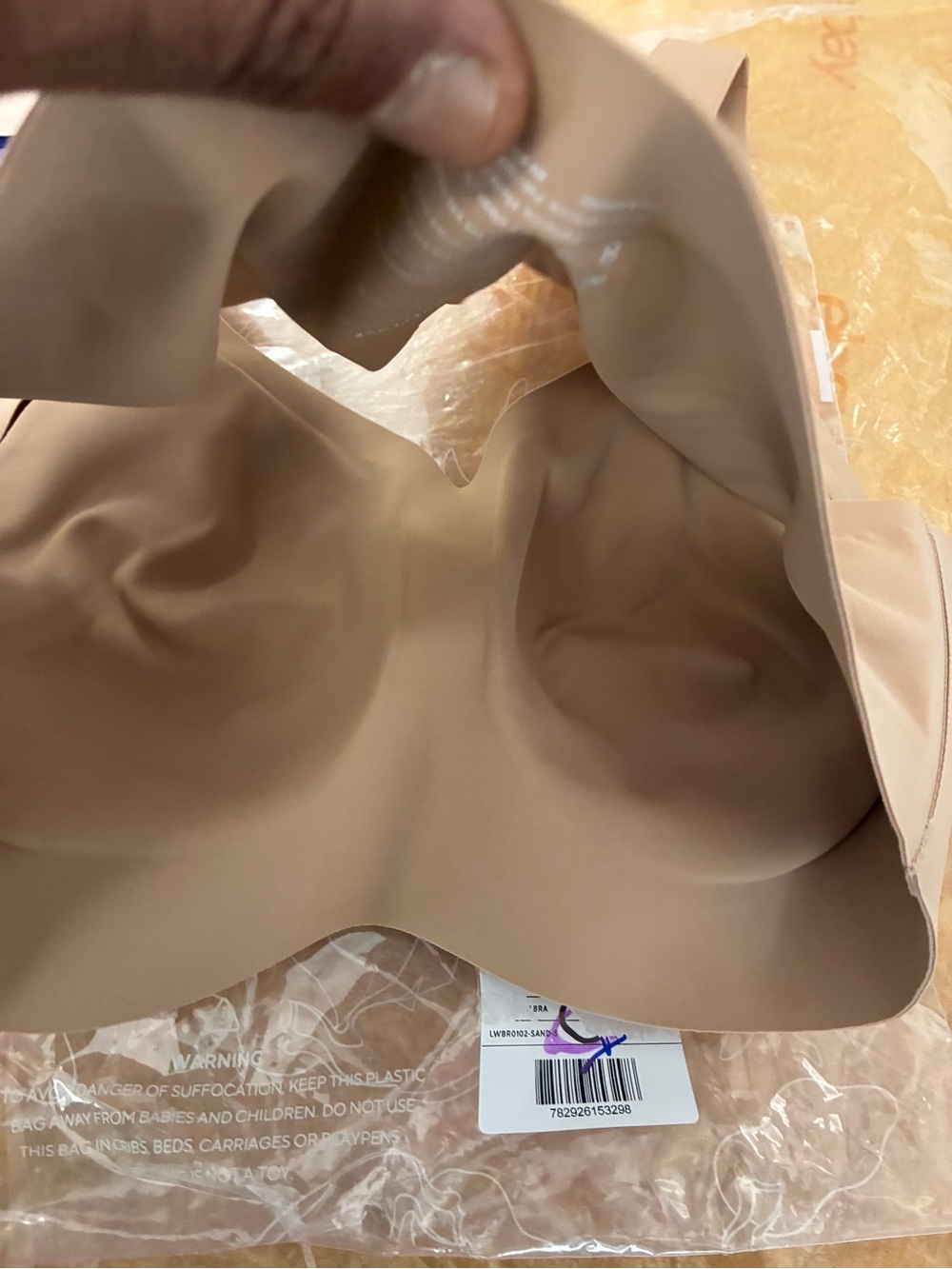 Honeylove SoftForm Bra New Women’s SZ Small Sand NWT - Picture 6 of 7